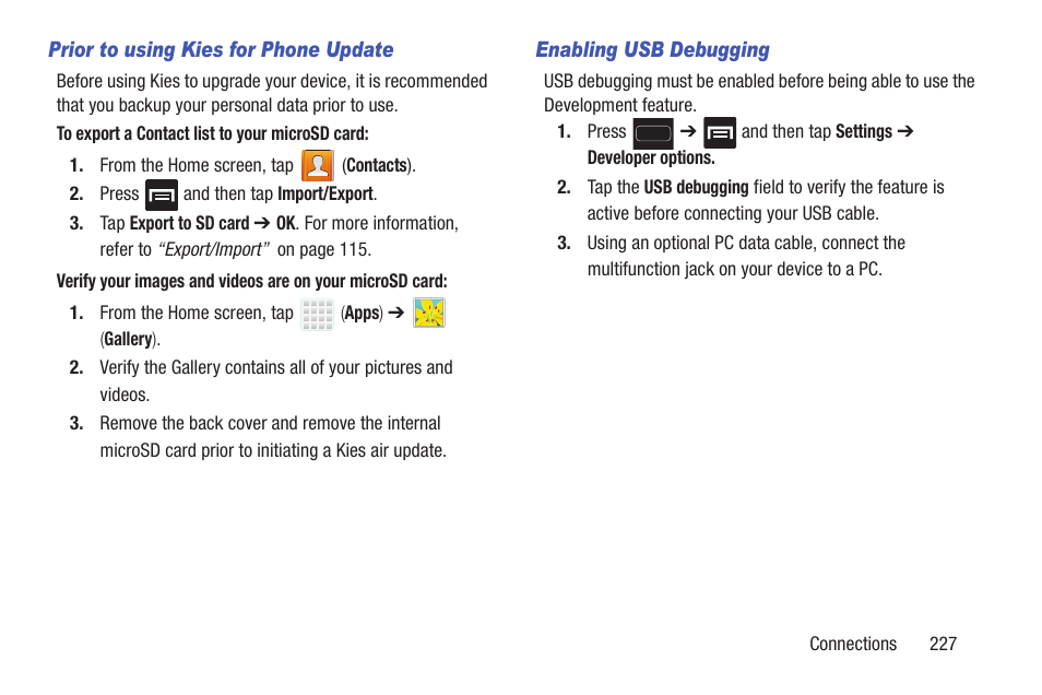 Samsung SGH-T699DABTMB User Manual | Page 233 / 344