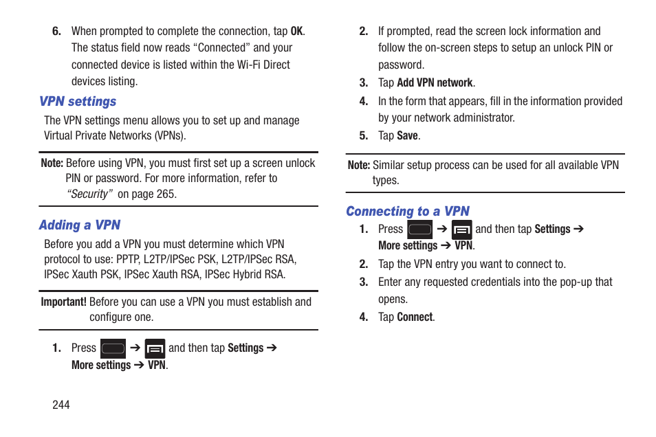 Samsung SGH-T699DABTMB User Manual | Page 250 / 344