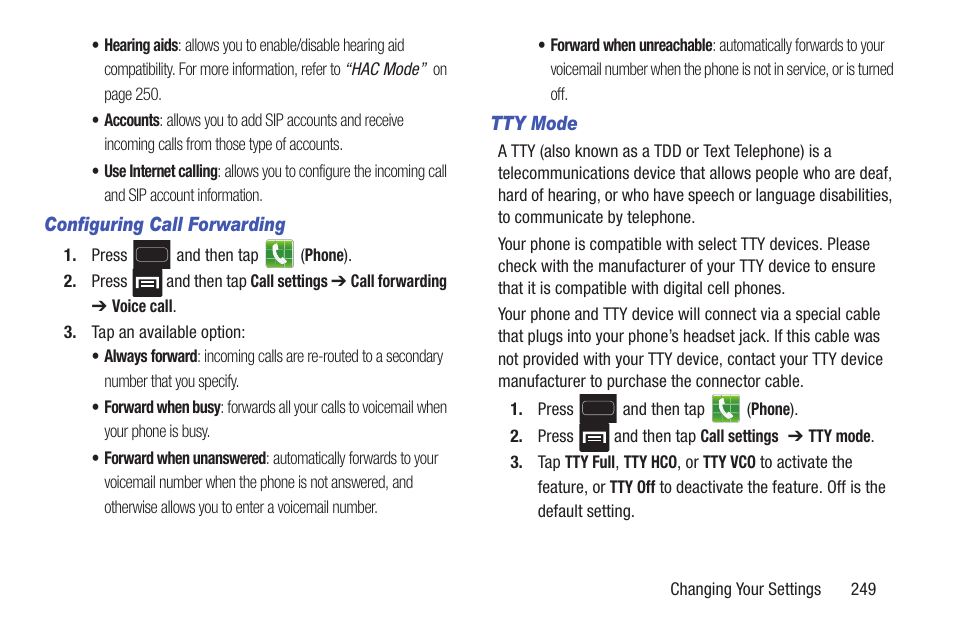 Ttings. for more | Samsung SGH-T699DABTMB User Manual | Page 255 / 344