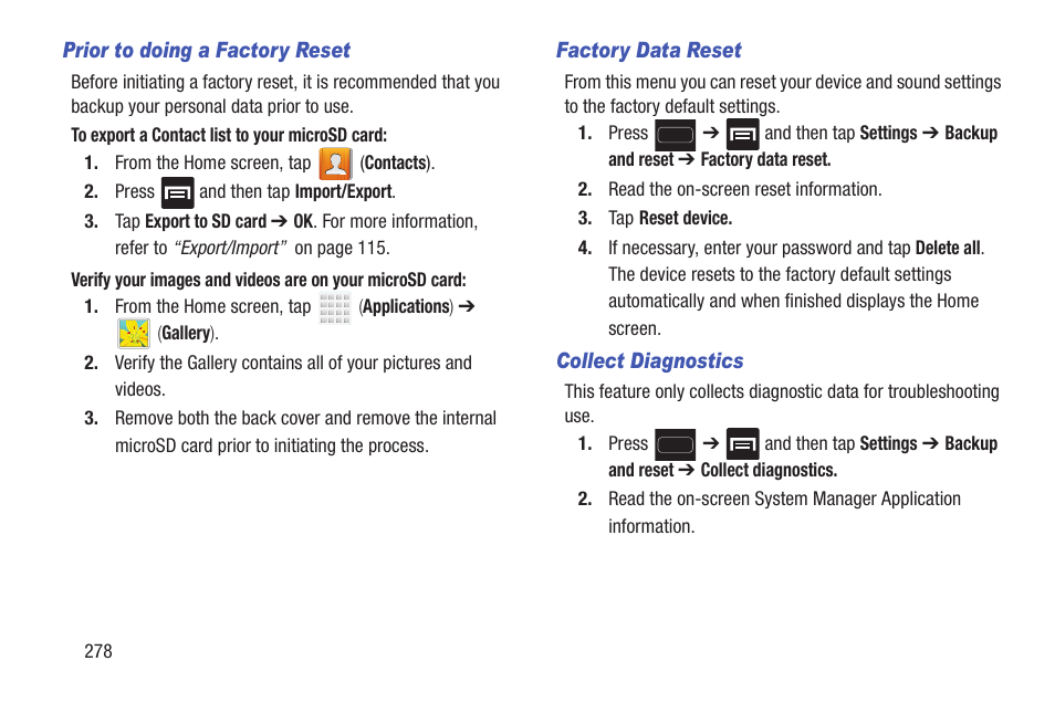 Ings. for more, E. for more information, refer to | Samsung SGH-T699DABTMB User Manual | Page 284 / 344