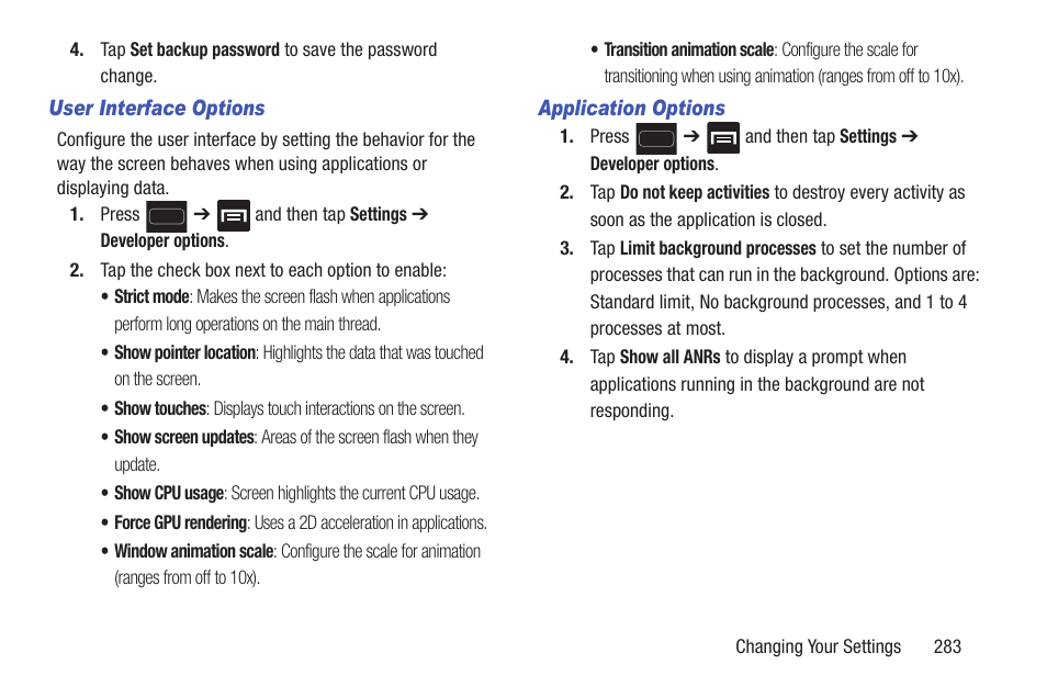 Samsung SGH-T699DABTMB User Manual | Page 289 / 344