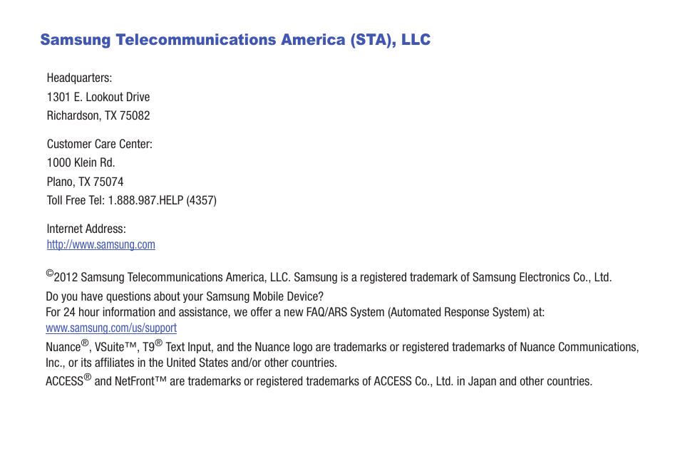 Samsung SGH-T699DABTMB User Manual | Page 4 / 344