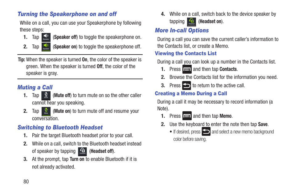 Samsung SGH-T699DABTMB User Manual | Page 86 / 344