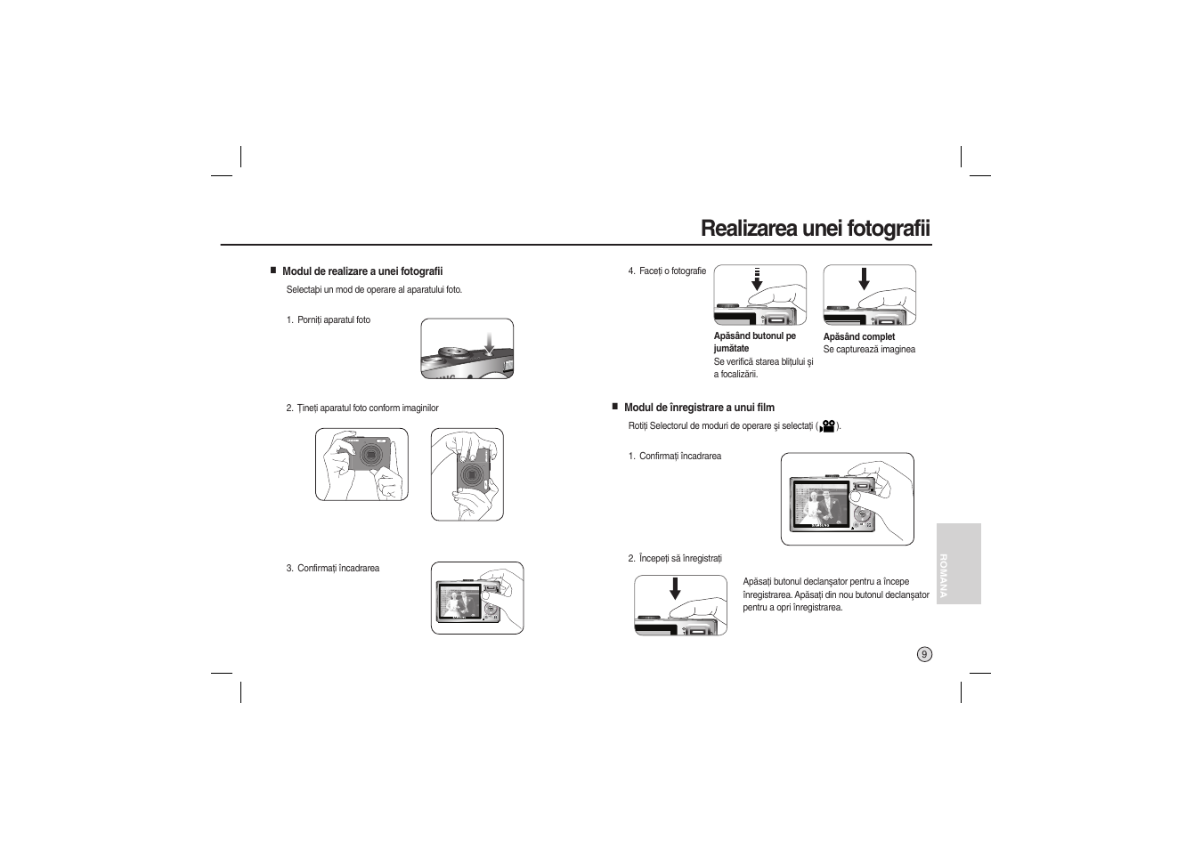 Realizarea unei fotografii | Samsung EC-L100ZBBA-US User Manual | Page 138 / 162
