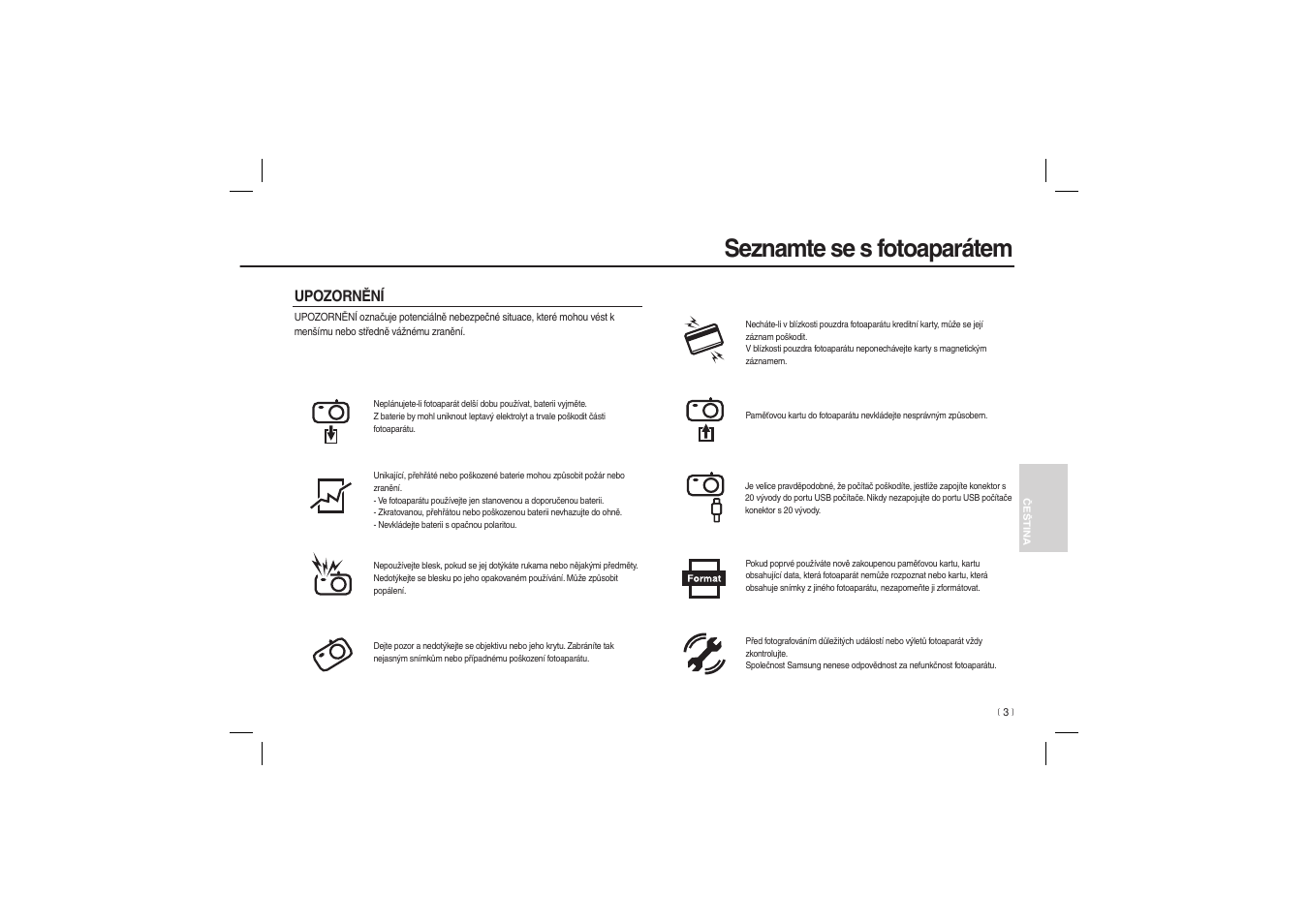 Seznamte se s fotoaparátem | Samsung EC-L100ZBBA-US User Manual | Page 84 / 162