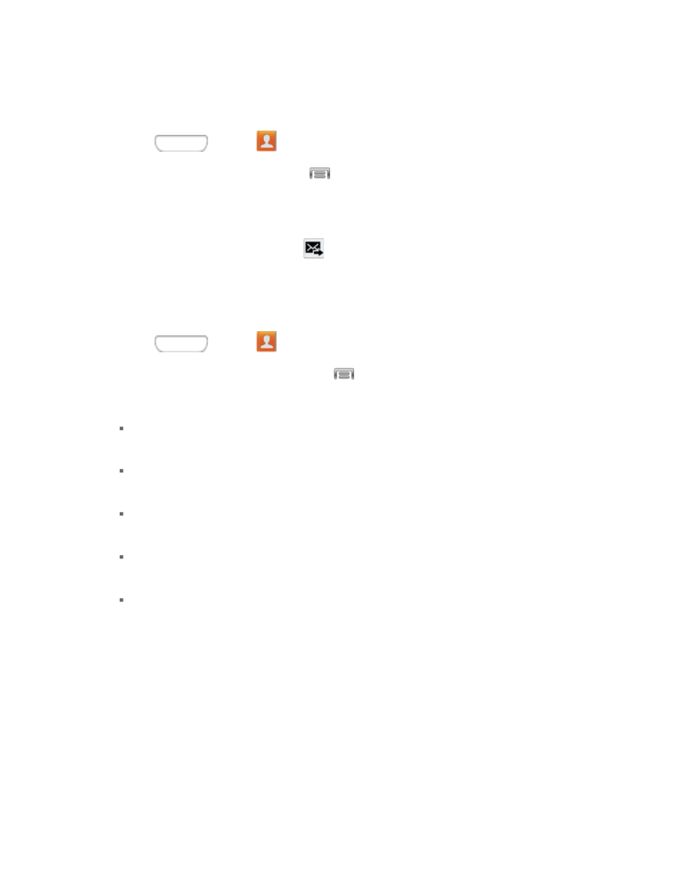 Send a message to group members, Share a contact | Samsung SPH-L710RWBVMU User Manual | Page 55 / 155