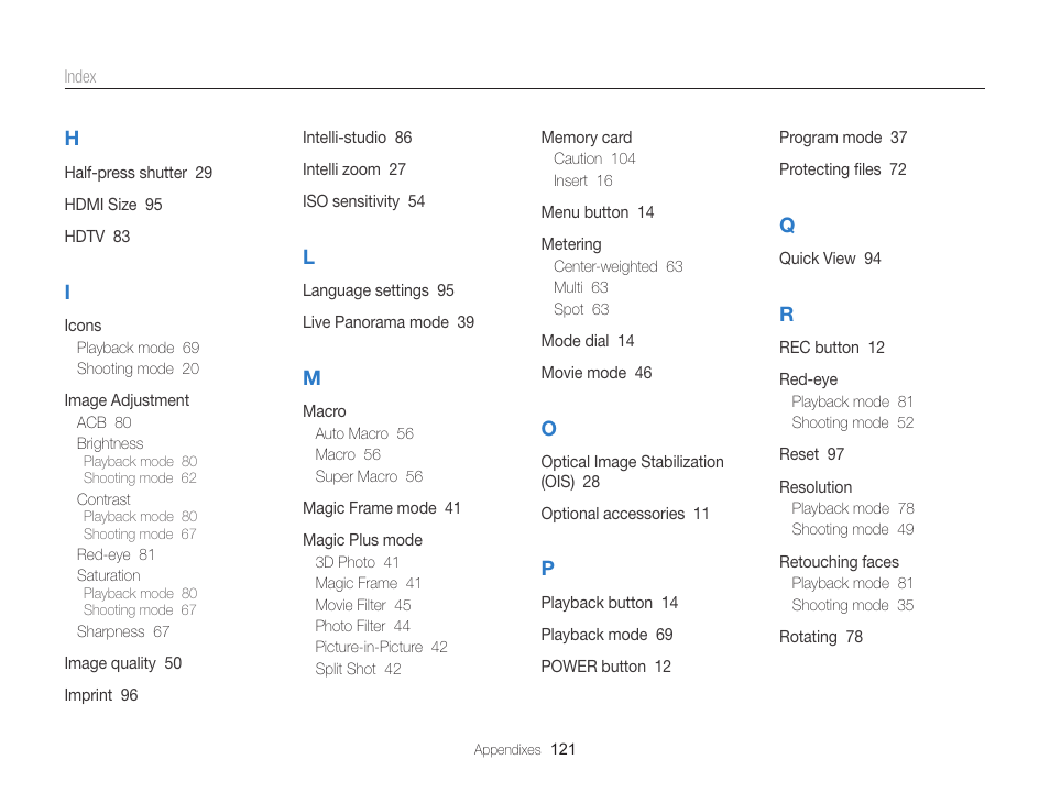 Samsung EC-WB100ZBABUS User Manual | Page 122 / 125