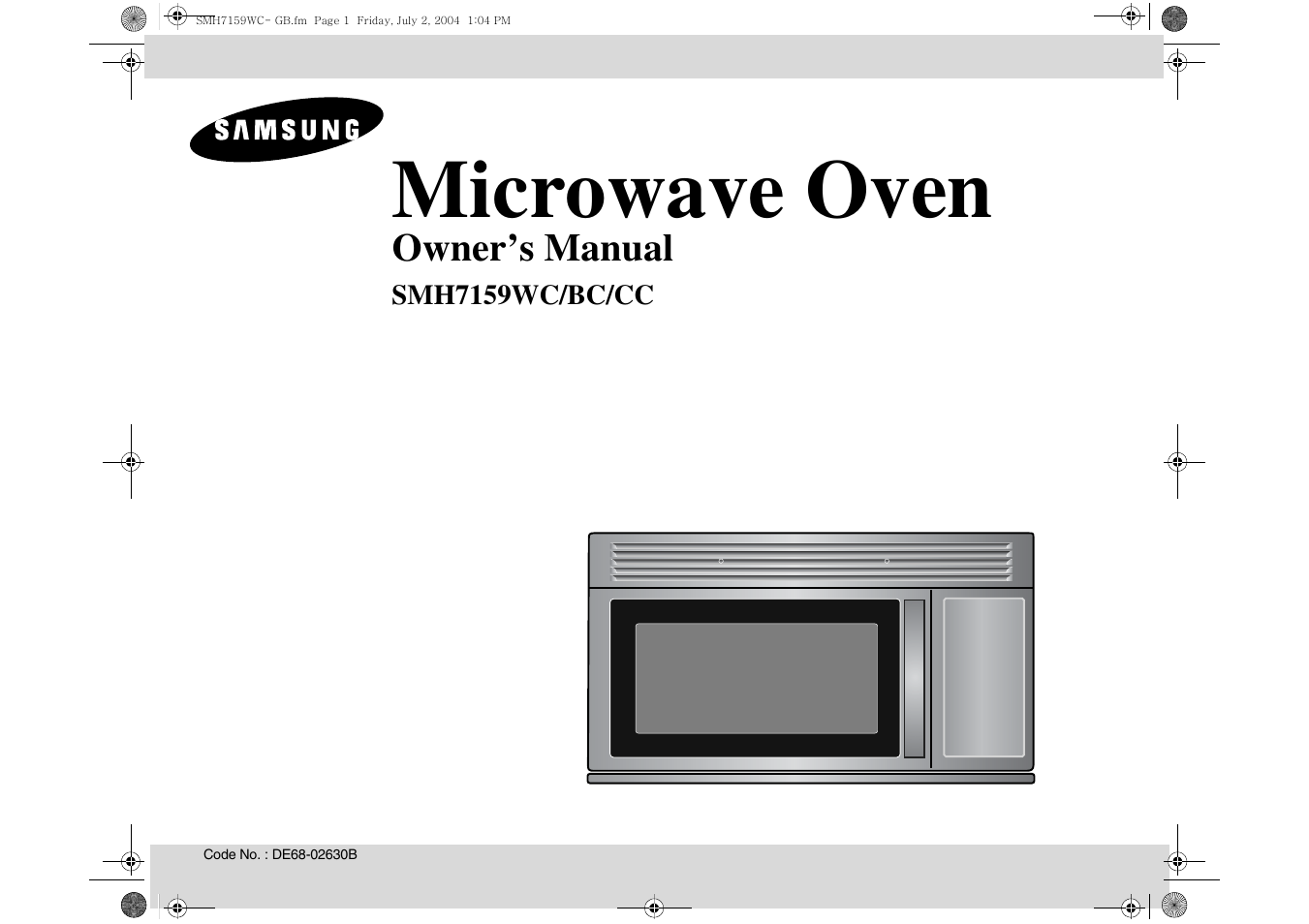 Samsung SMH7159BC-XAA User Manual | 36 pages