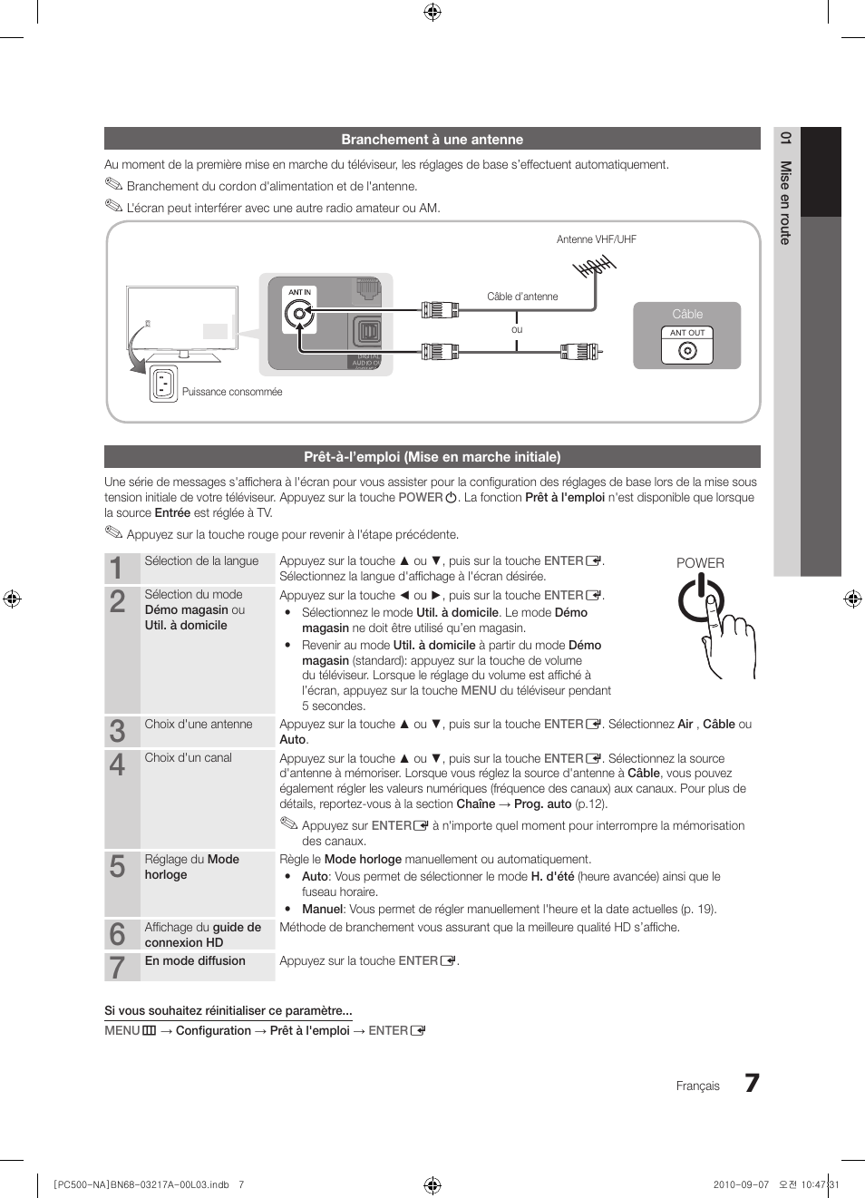 Info guide | Samsung PN58C500G2FXZA User Manual | Page 111 / 156