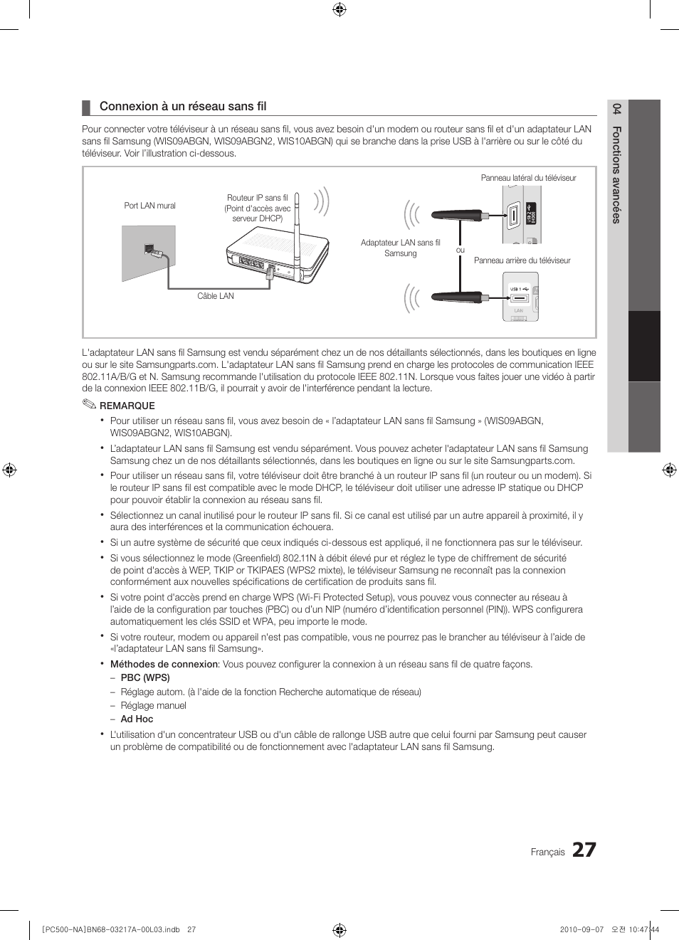 Samsung PN58C500G2FXZA User Manual | Page 131 / 156