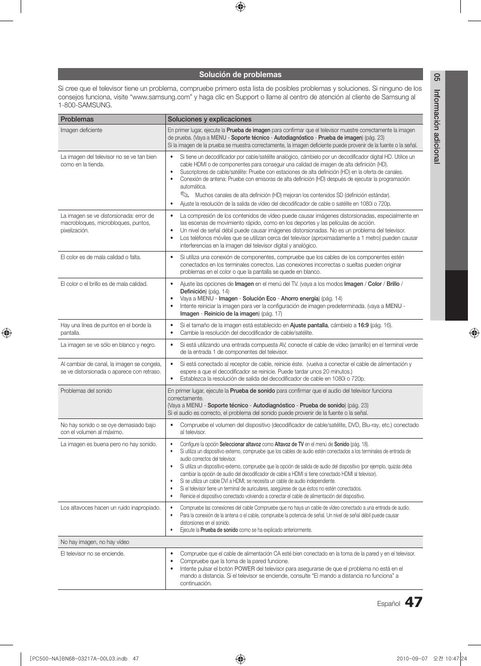 Samsung PN58C500G2FXZA User Manual | Page 99 / 156