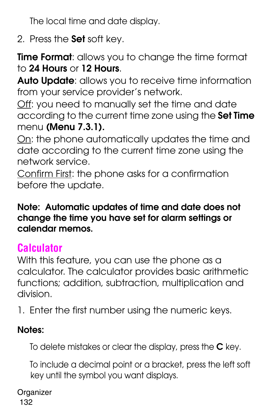 Calculator | Samsung SGH-E316CSAAWS User Manual | Page 136 / 219