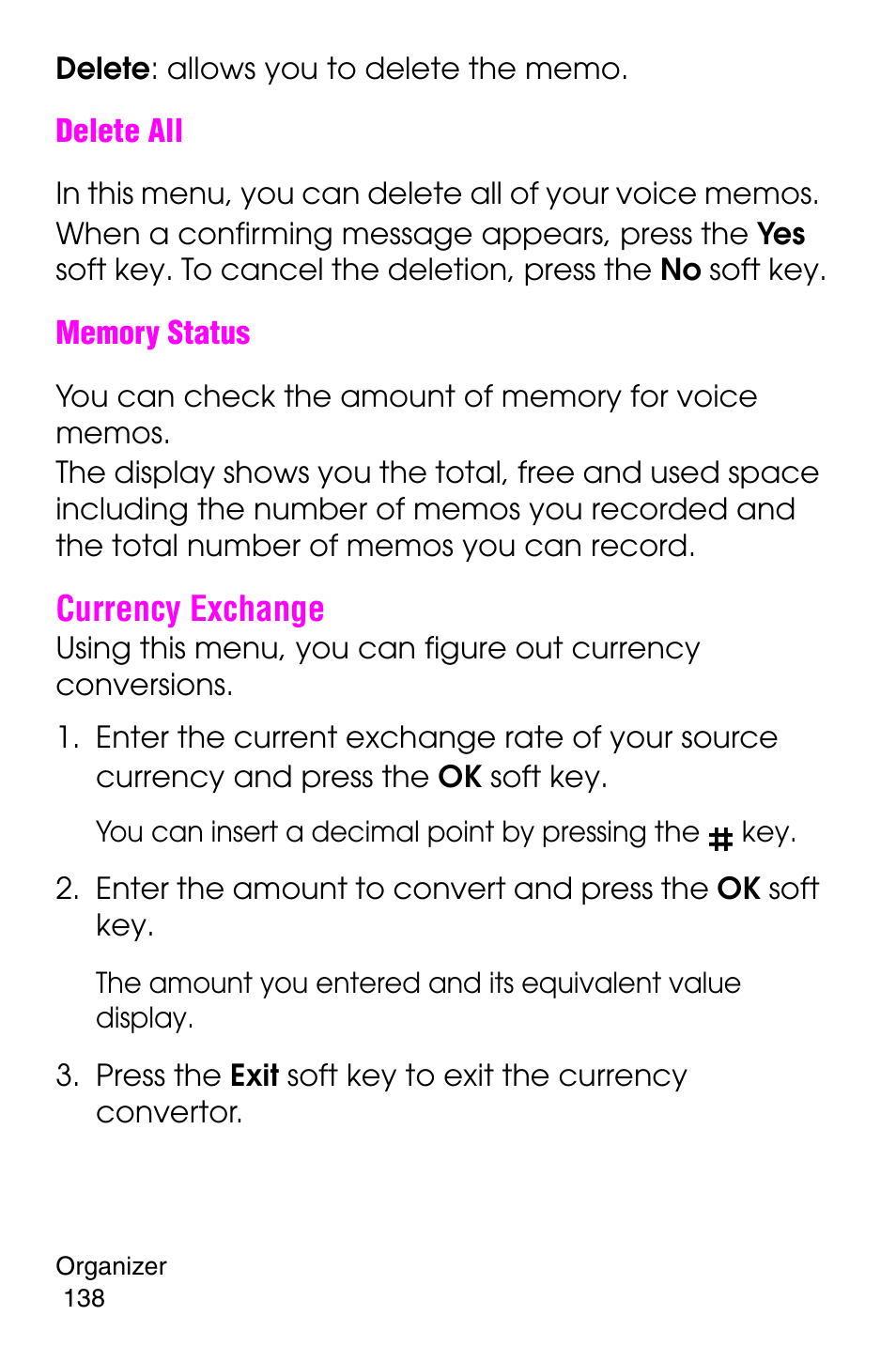 Currency exchange | Samsung SGH-E316CSAAWS User Manual | Page 142 / 219