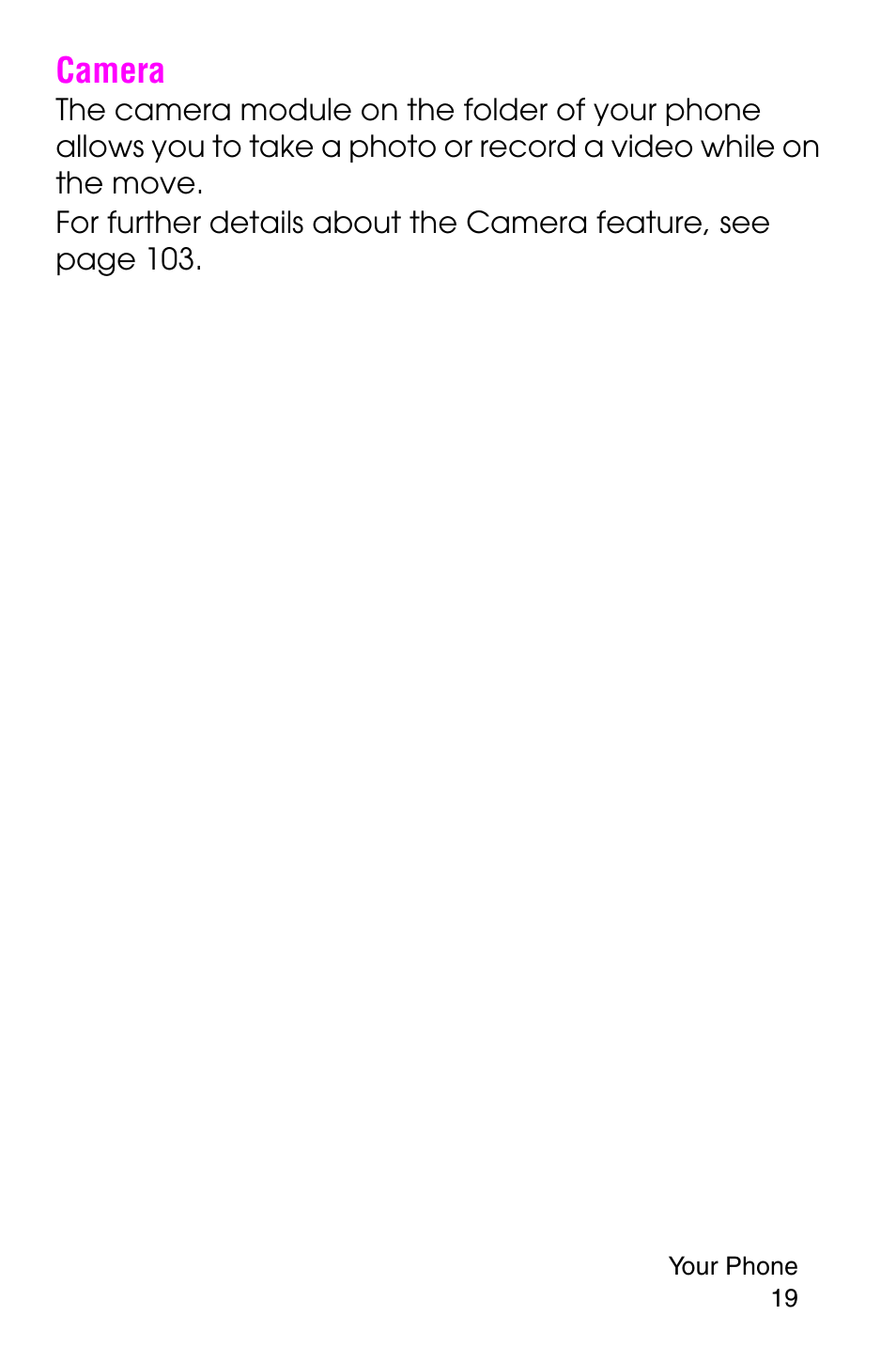 Camera | Samsung SGH-E316CSAAWS User Manual | Page 23 / 219