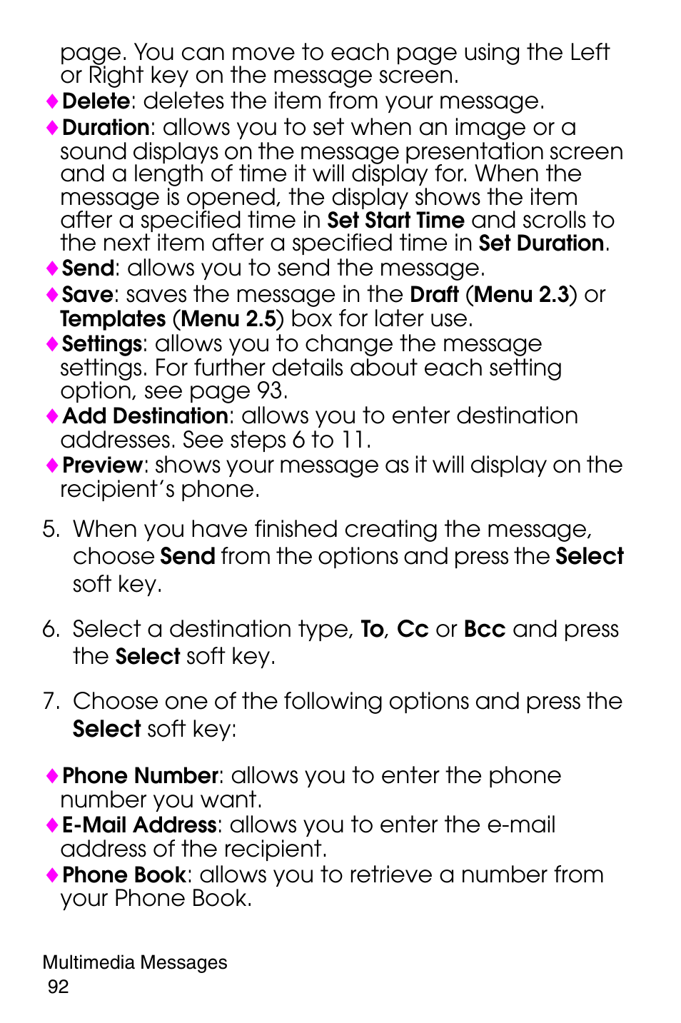 Samsung SGH-E316CSAAWS User Manual | Page 96 / 219