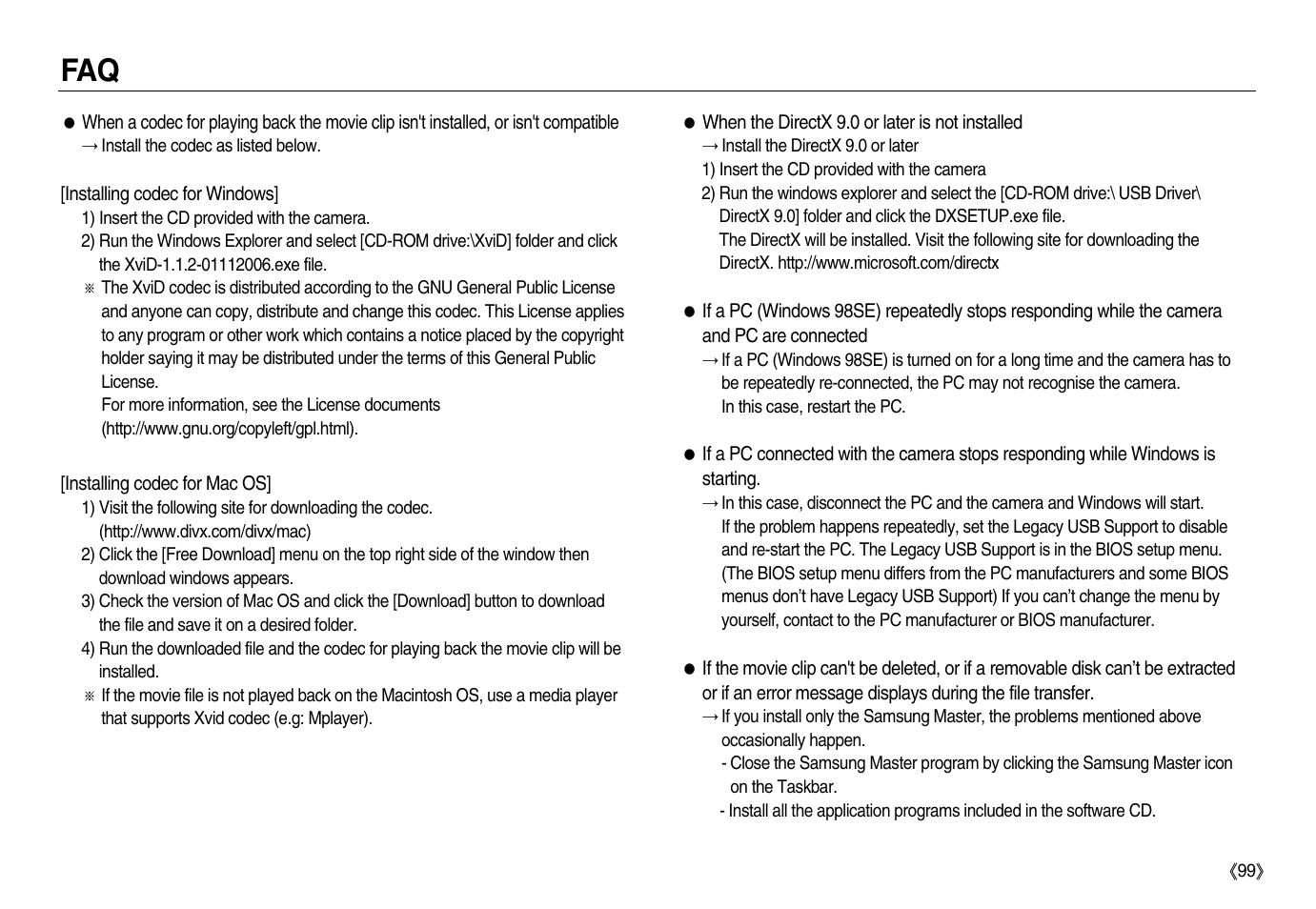 Samsung EC-NV20ZBBA-US User Manual | Page 100 / 102