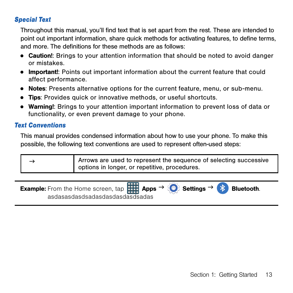 Samsung SM-G386TZKATMB User Manual | Page 13 / 313