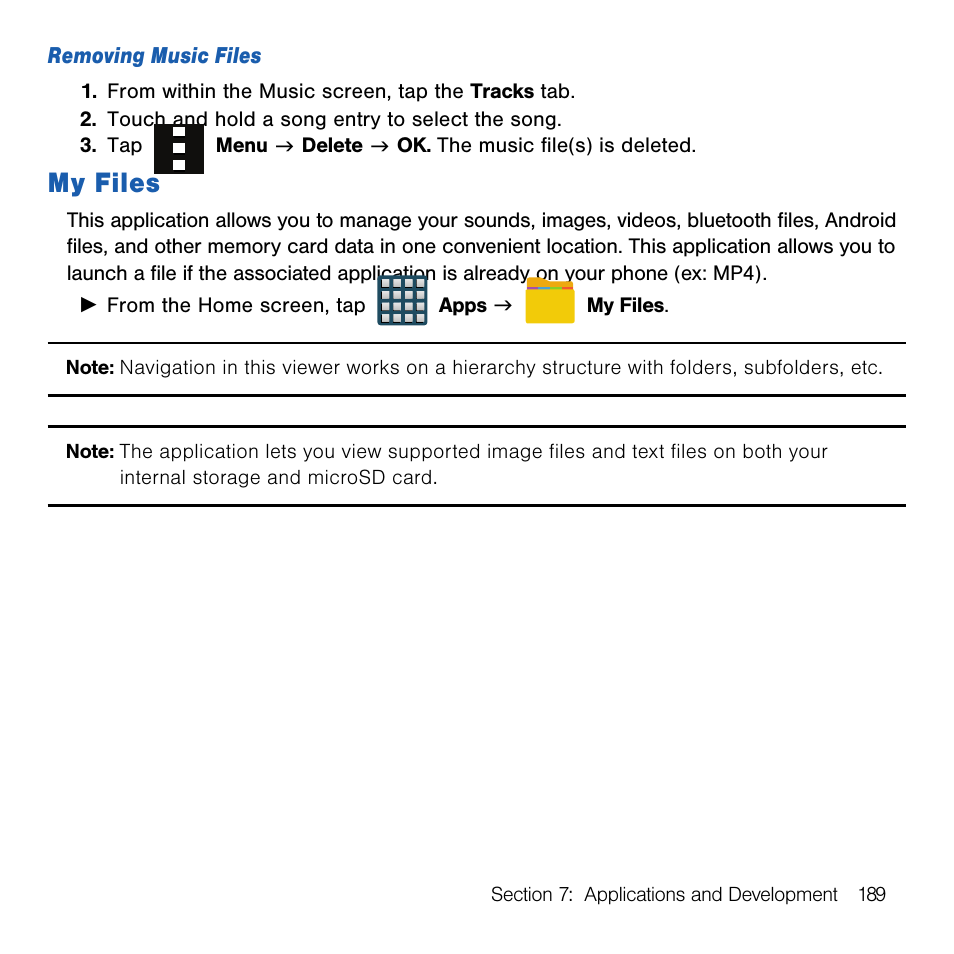 My files | Samsung SM-G386TZKATMB User Manual | Page 189 / 313