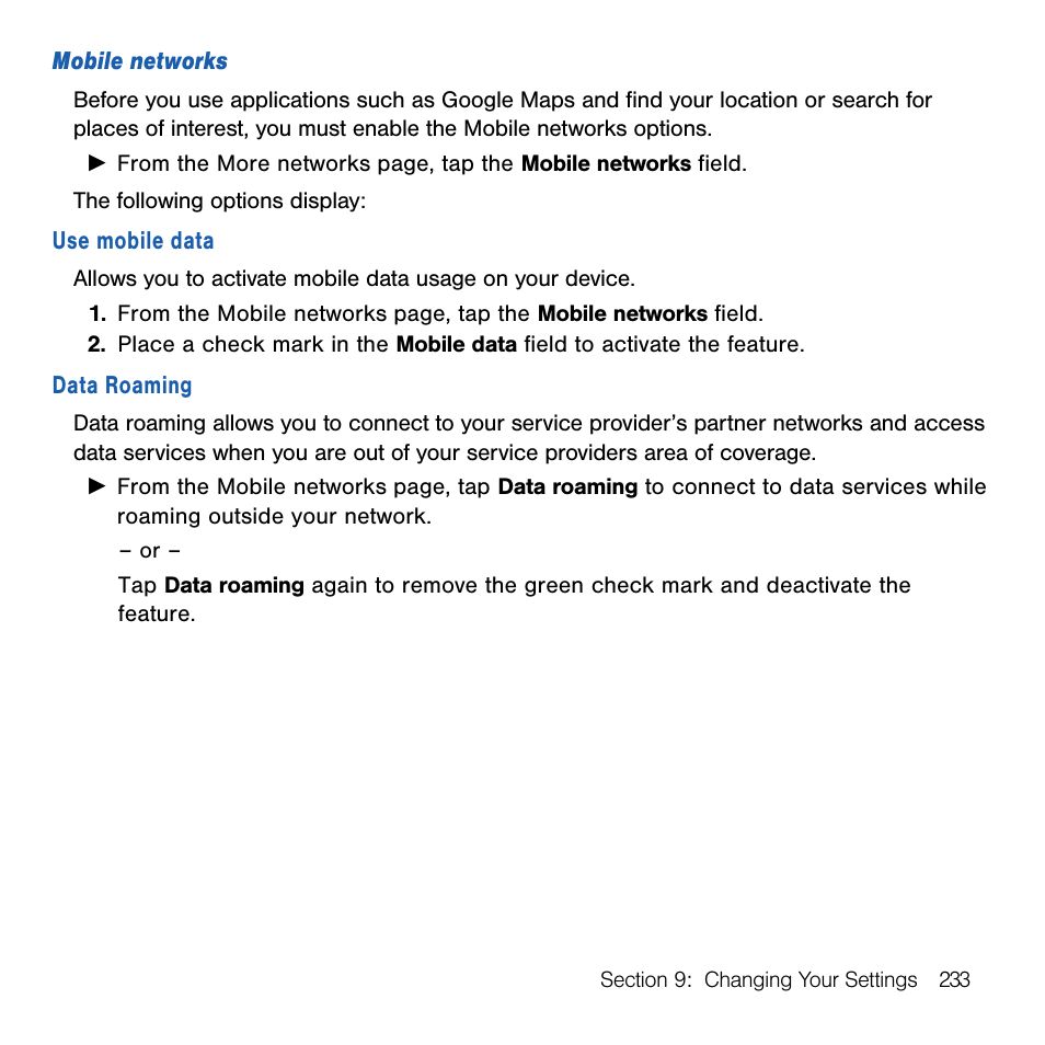 Samsung SM-G386TZKATMB User Manual | Page 233 / 313