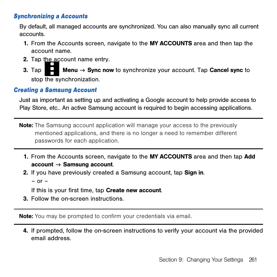 Samsung SM-G386TZKATMB User Manual | Page 261 / 313
