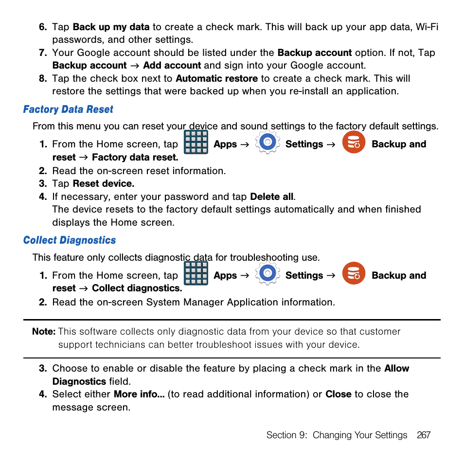 Samsung SM-G386TZKATMB User Manual | Page 267 / 313