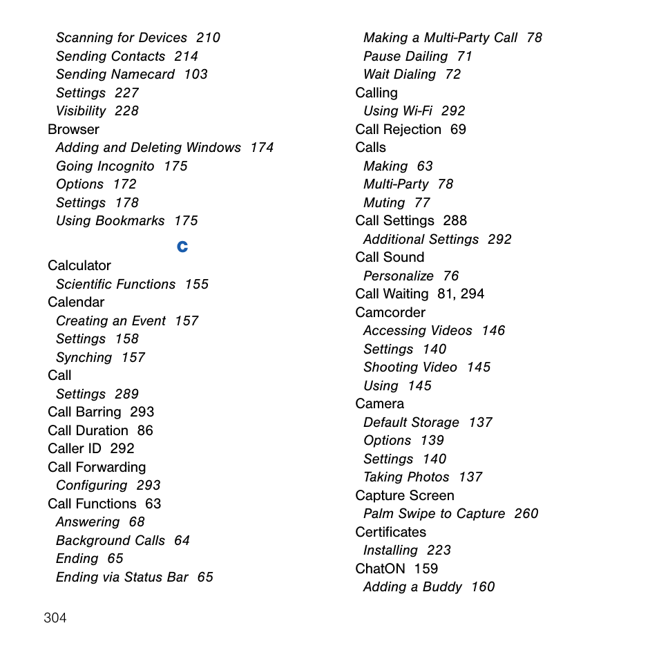 Samsung SM-G386TZKATMB User Manual | Page 304 / 313