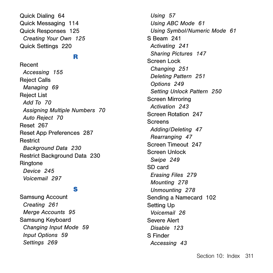 Samsung SM-G386TZKATMB User Manual | Page 311 / 313