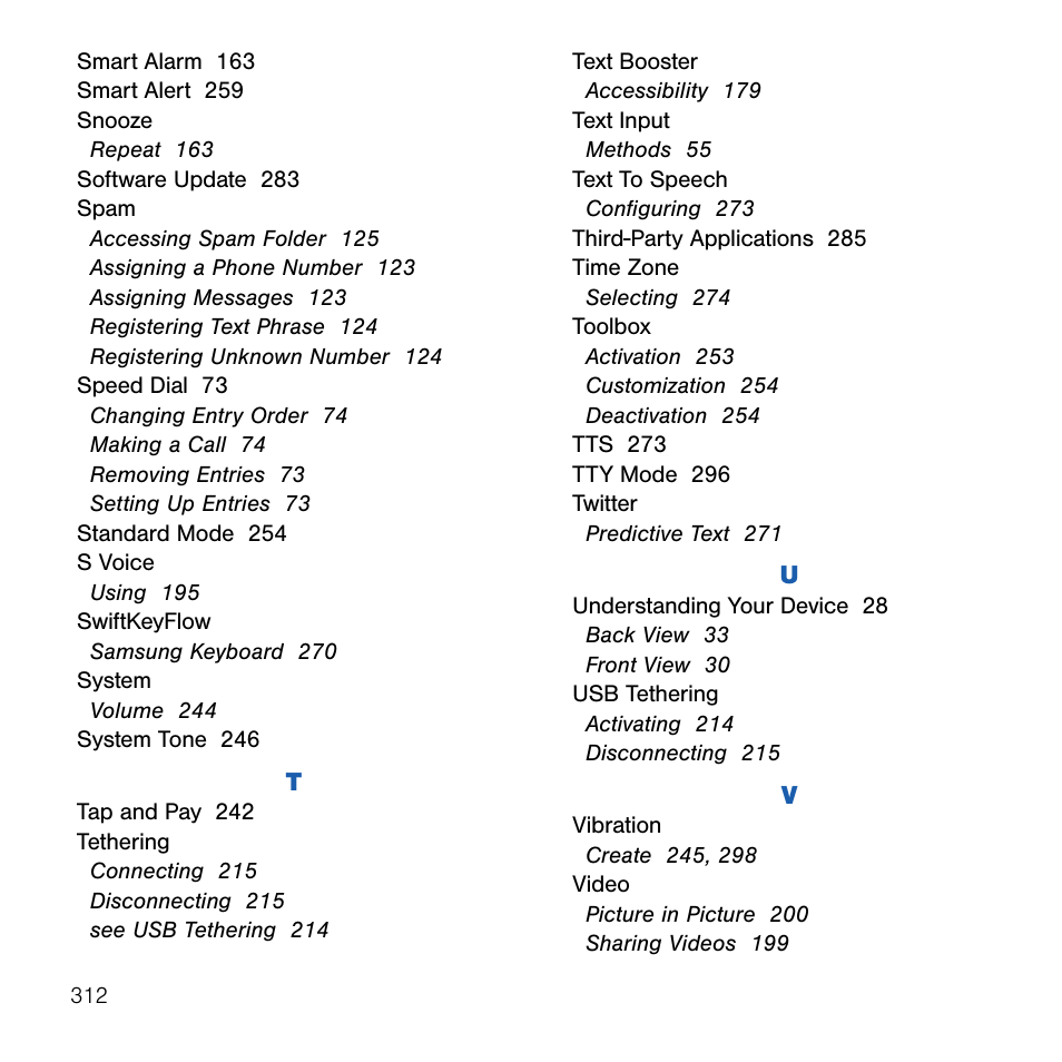 Samsung SM-G386TZKATMB User Manual | Page 312 / 313