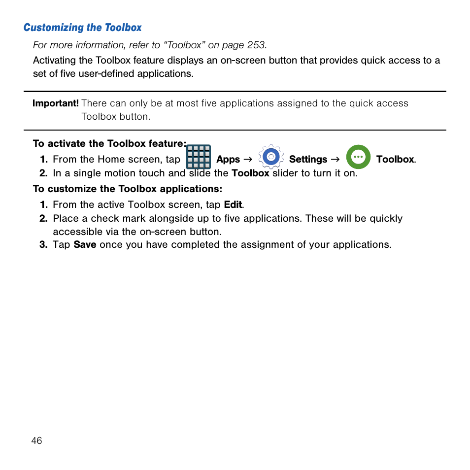 Samsung SM-G386TZKATMB User Manual | Page 46 / 313