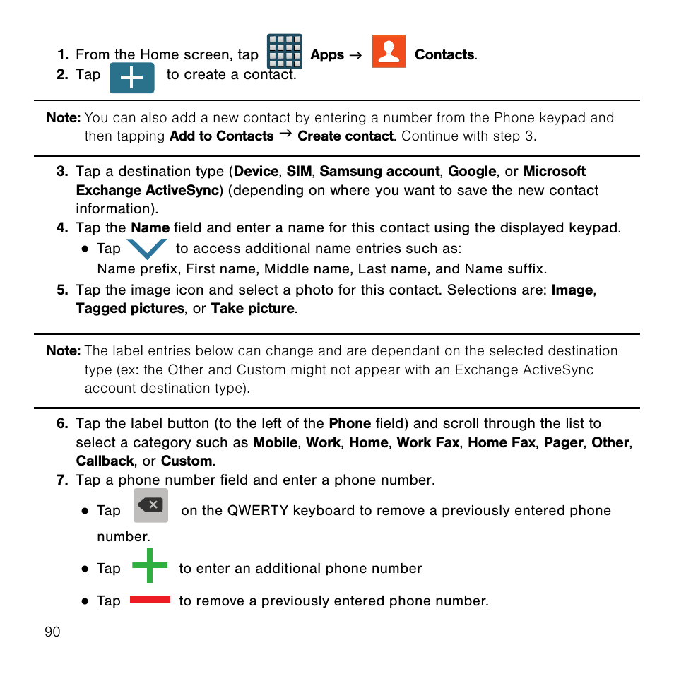 Samsung SM-G386TZKATMB User Manual | Page 90 / 313