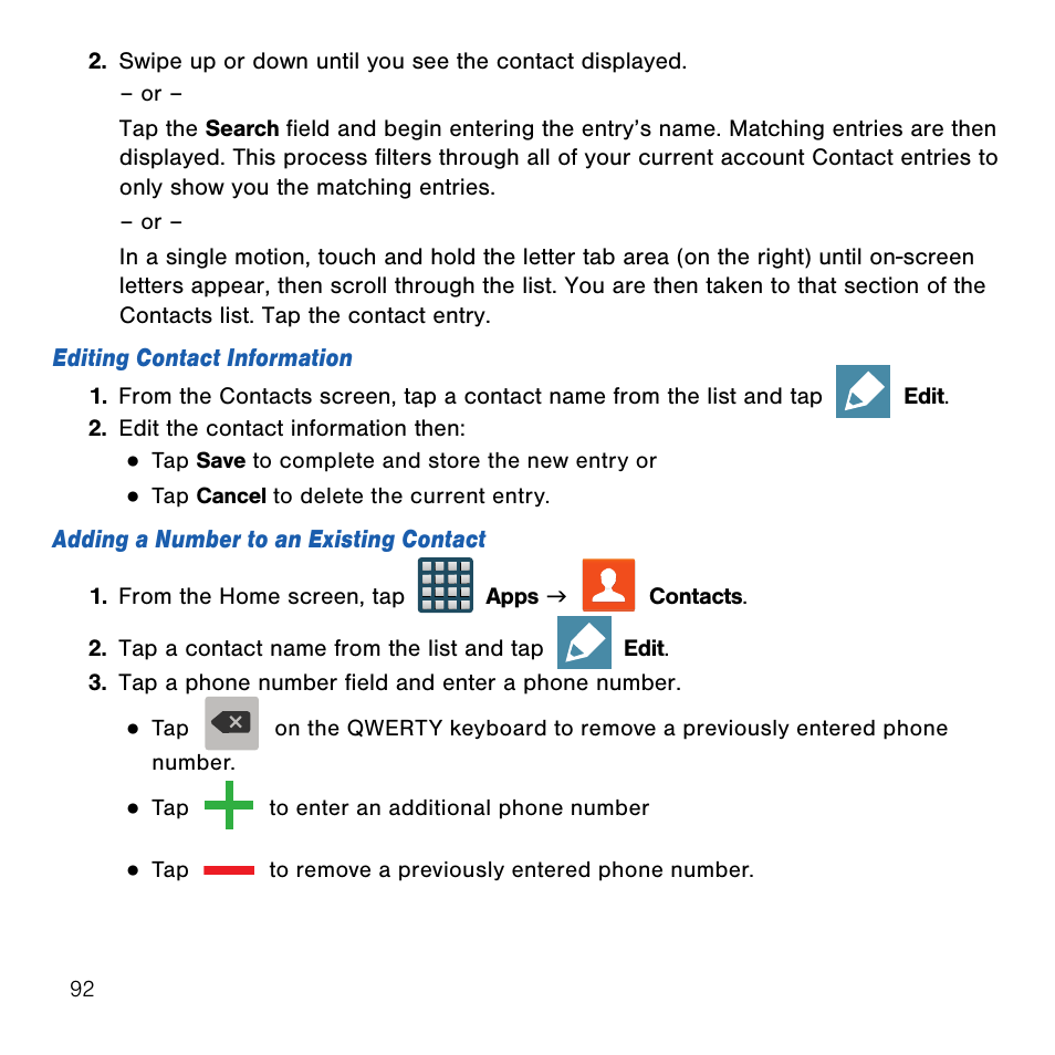 Samsung SM-G386TZKATMB User Manual | Page 92 / 313