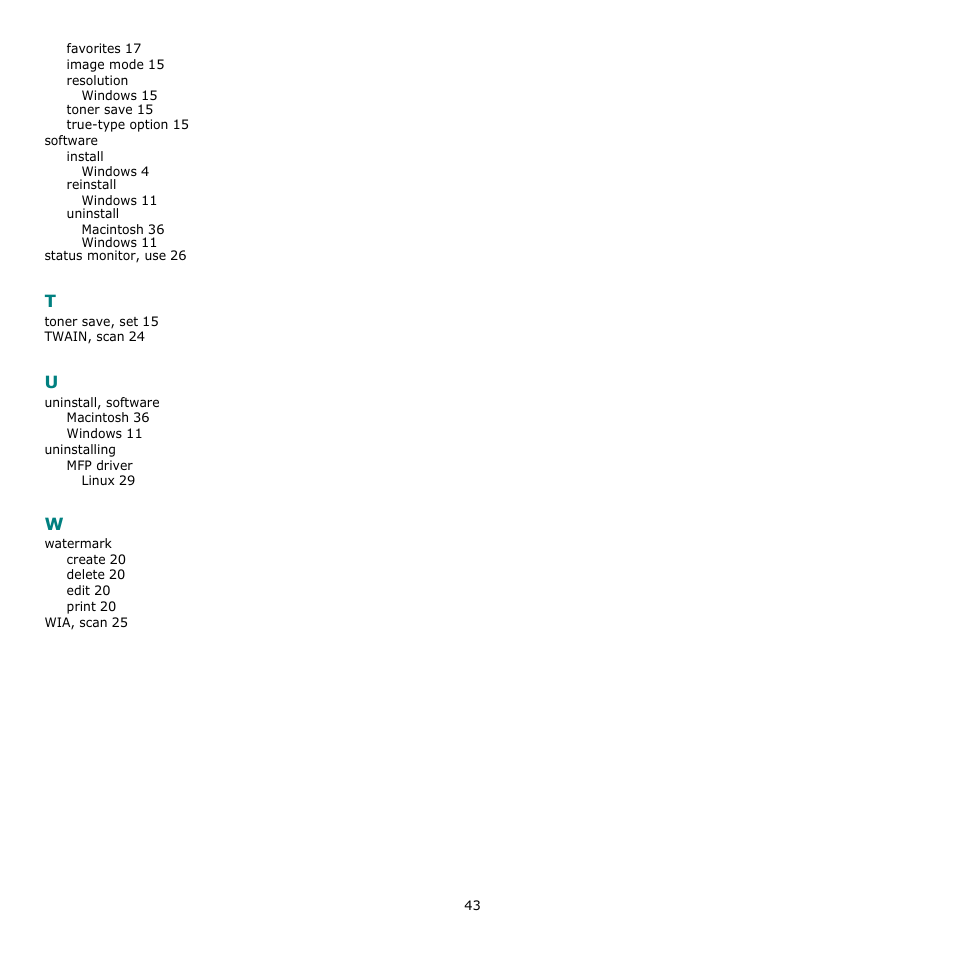 Samsung SCX-4500W-XAA User Manual | Page 111 / 112