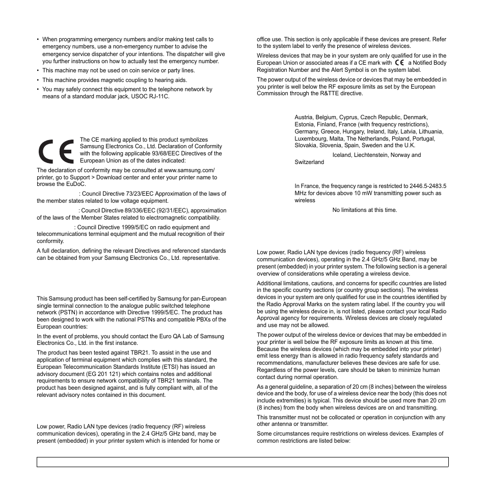 Samsung SCX-4500W-XAA User Manual | Page 12 / 112