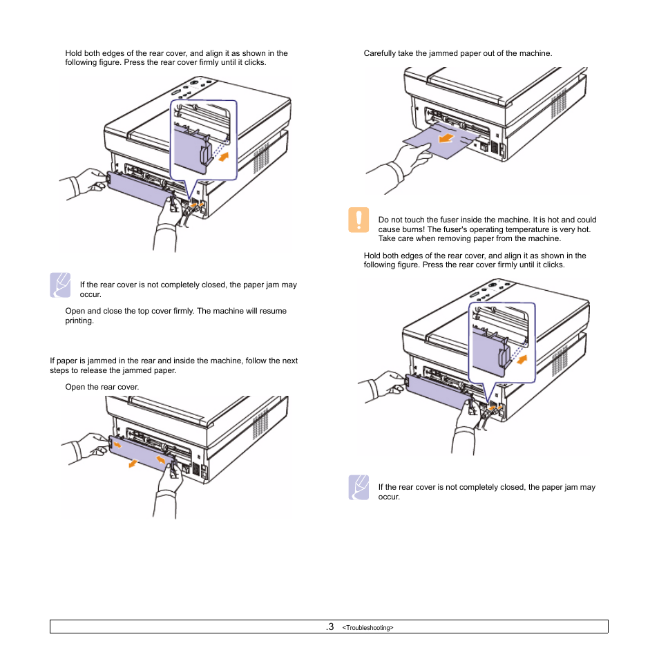 Rear and inside the machine | Samsung SCX-4500W-XAA User Manual | Page 50 / 112