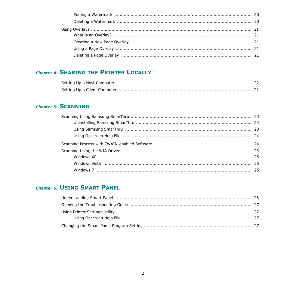 Samsung SCX-4500W-XAA User Manual | Page 70 / 112