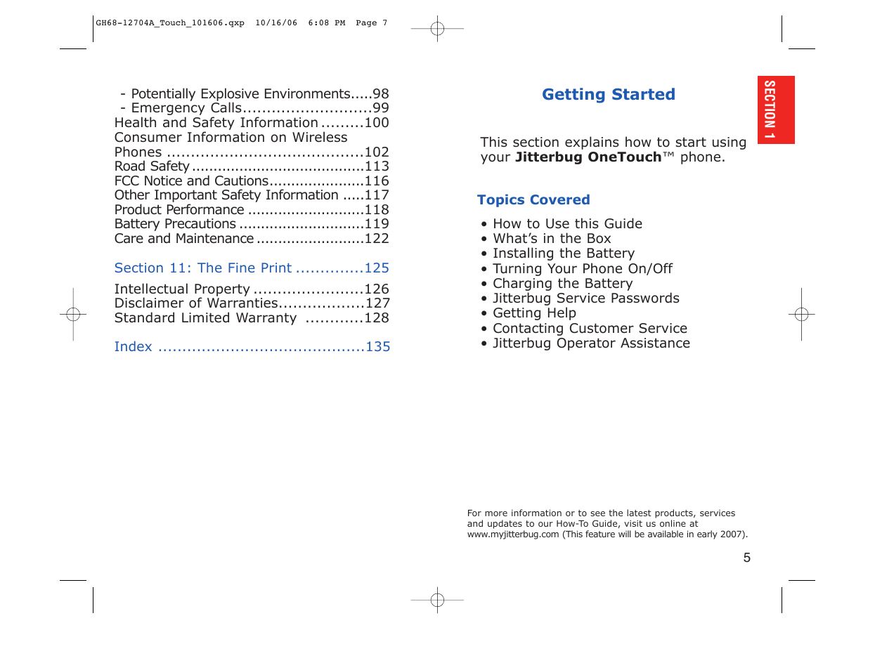 Samsung SPH-A110ZWADYN User Manual | Page 4 / 70