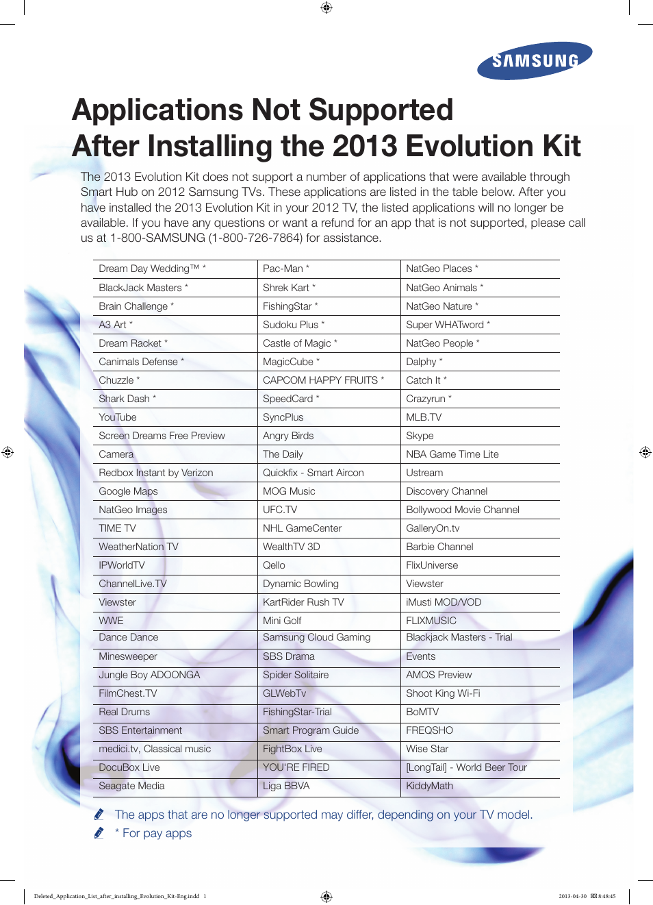 Samsung SEK-1000-ZA User Manual | 1 page