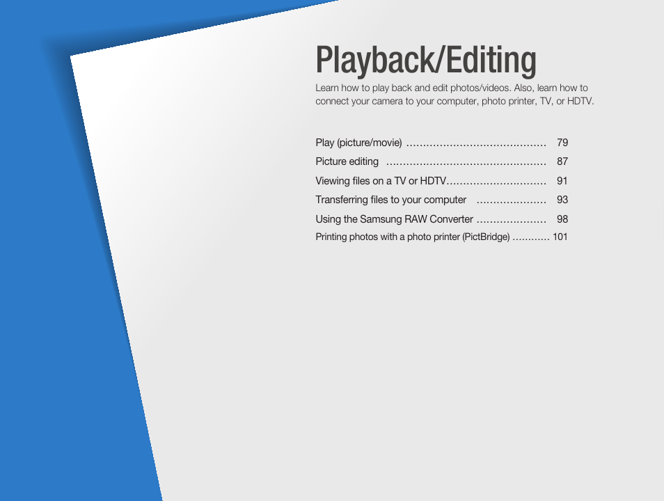 Playback/editing | Samsung ES-NX10ZZSEB User Manual | Page 78 / 129