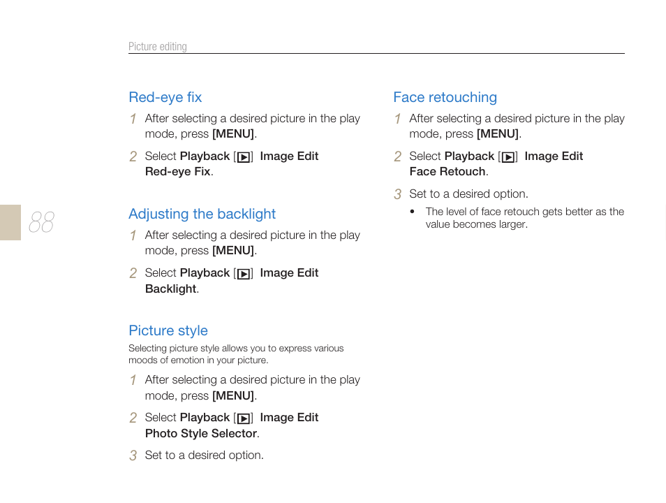 Samsung ES-NX10ZZSEB User Manual | Page 88 / 129