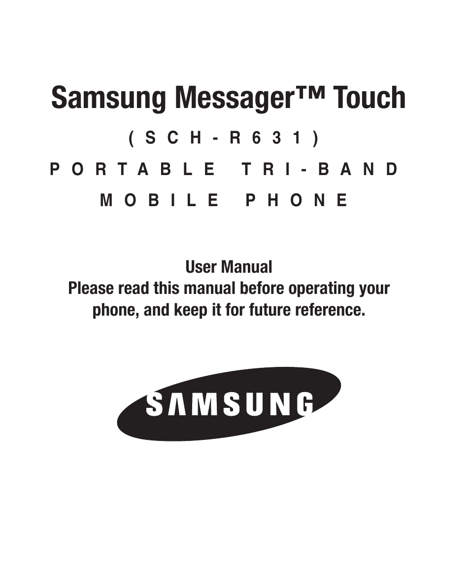 Samsung SCH-R631DWACRI User Manual | 145 pages