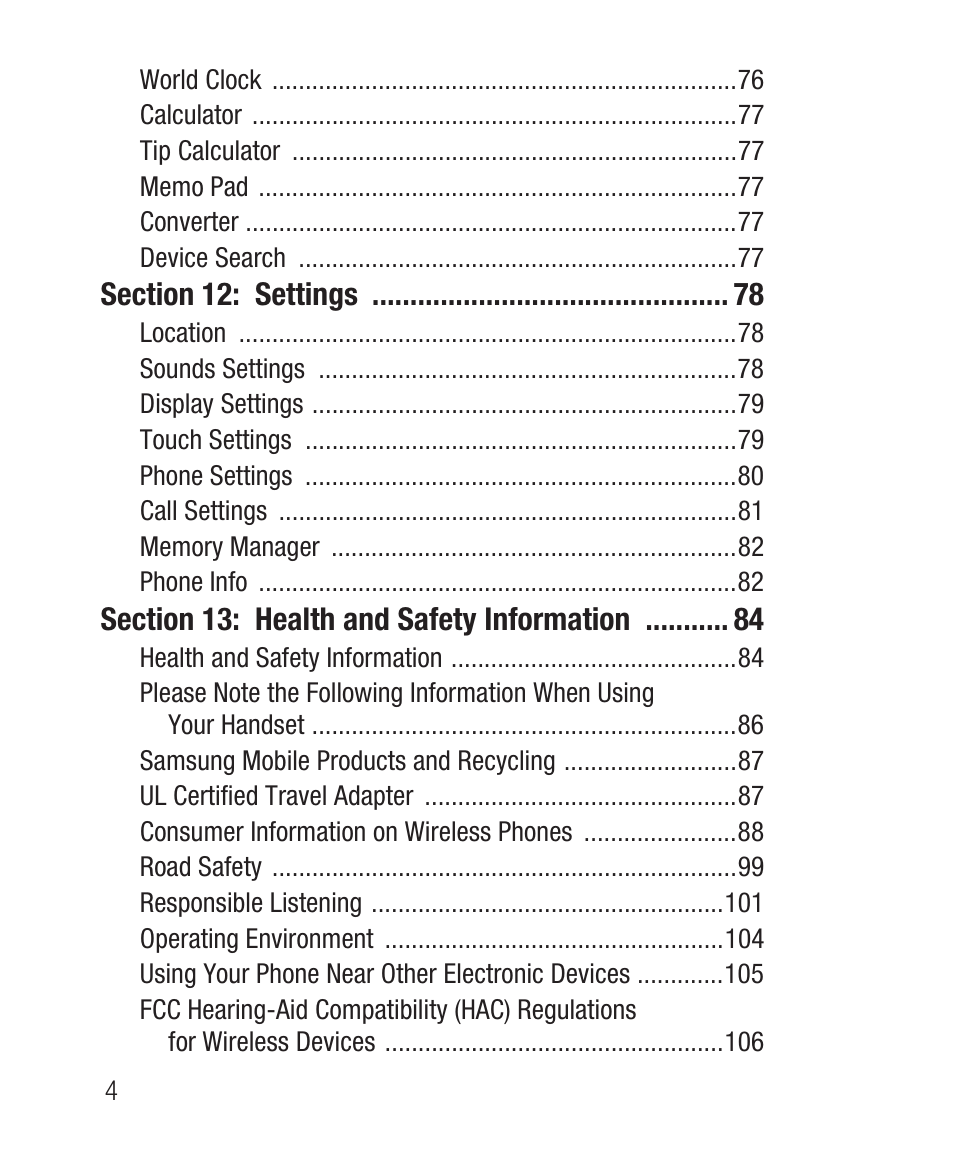 Samsung SCH-R631DWACRI User Manual | Page 8 / 145