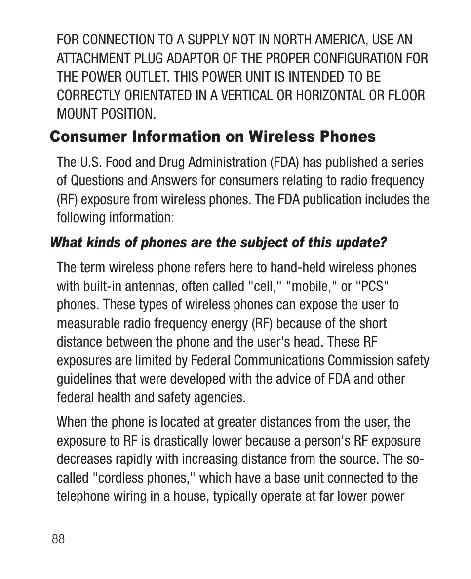 Consumer information on wireless phones | Samsung SCH-R631DWACRI User Manual | Page 92 / 145