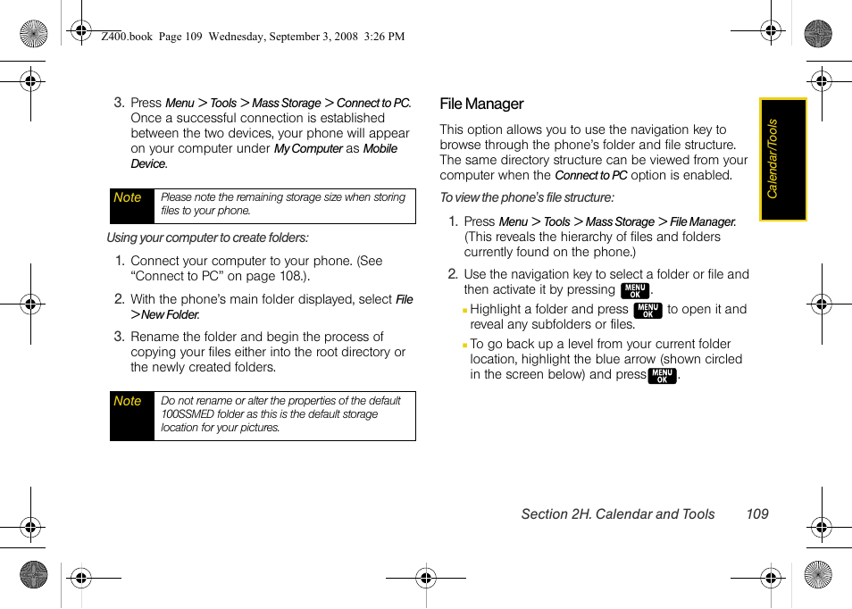 Samsung SPH-Z400DAASPR User Manual | Page 126 / 214