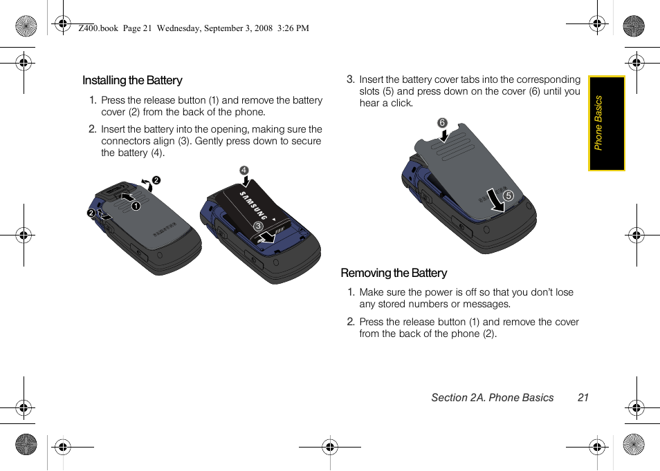 Samsung SPH-Z400DAASPR User Manual | Page 37 / 214