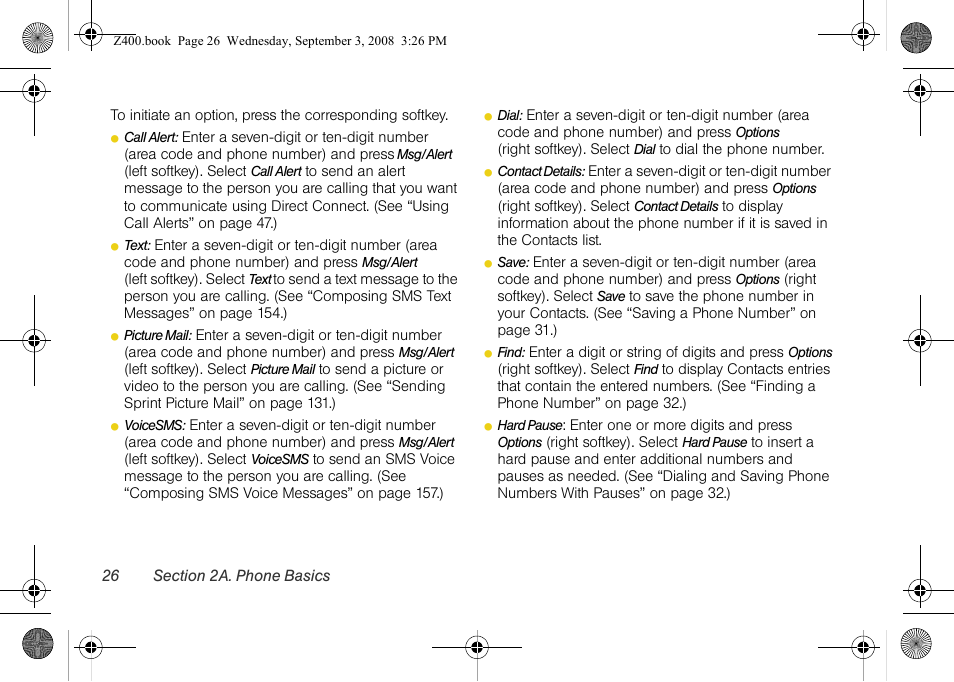 Samsung SPH-Z400DAASPR User Manual | Page 42 / 214