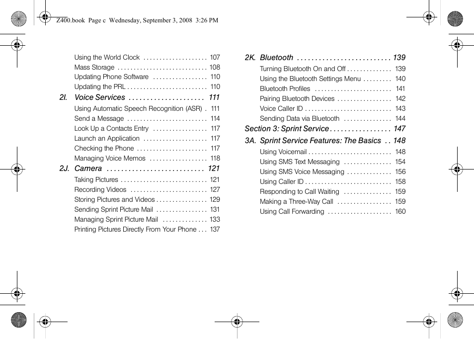 Samsung SPH-Z400DAASPR User Manual | Page 5 / 214