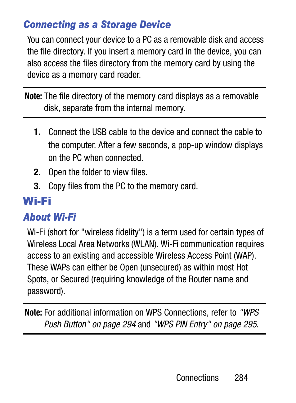 Wi-fi | Samsung SM-S890LZKATFN User Manual | Page 291 / 459