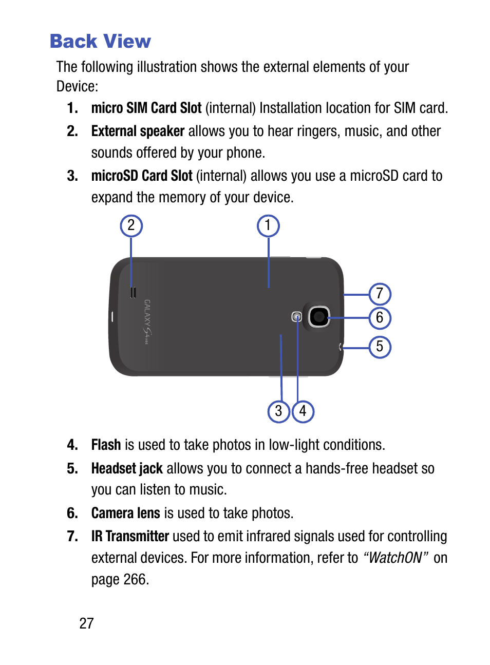 Back view | Samsung SM-S890LZKATFN User Manual | Page 34 / 459