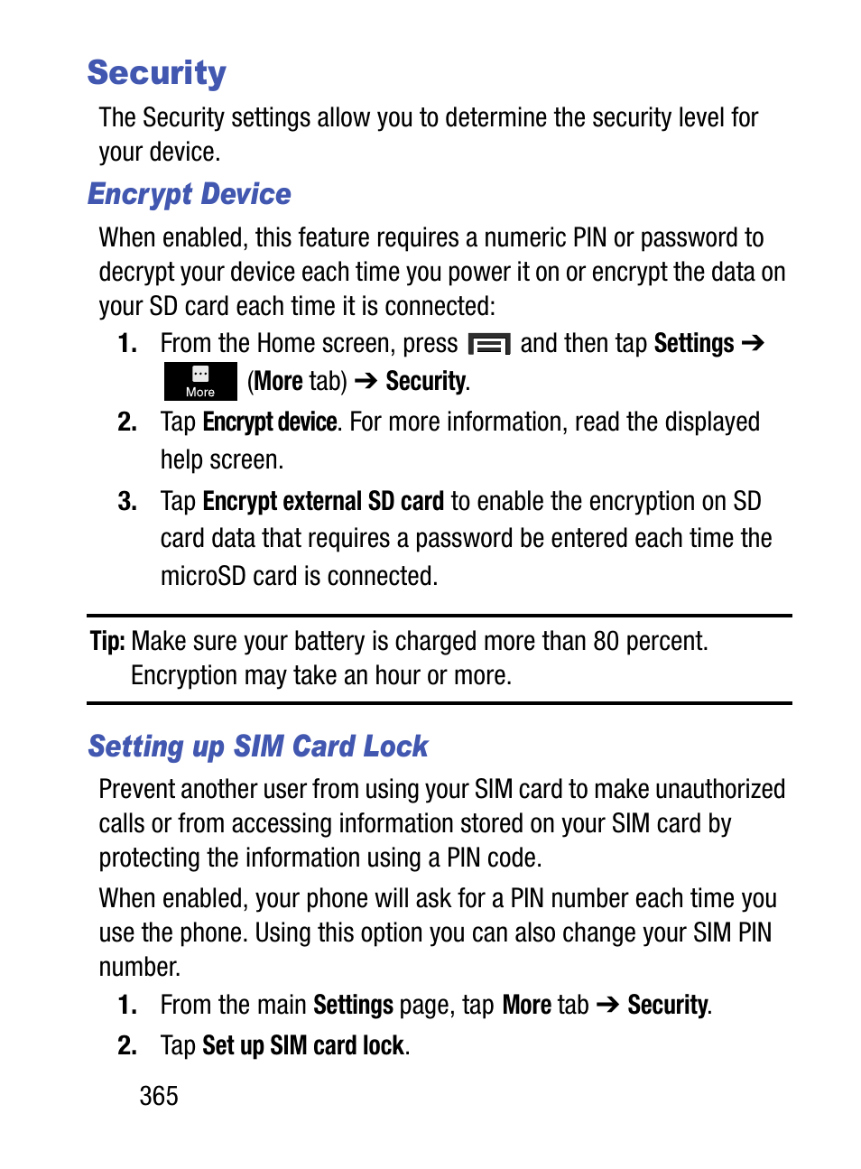 Security | Samsung SM-S890LZKATFN User Manual | Page 372 / 459