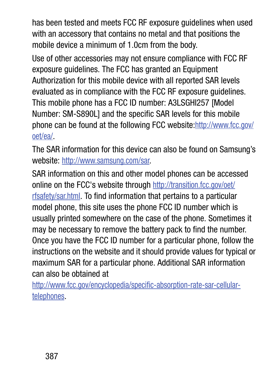 Samsung SM-S890LZKATFN User Manual | Page 394 / 459